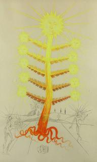 Appraisal: Print by Salvador Dali Salvador Dali Spanish - Helianthus solifer