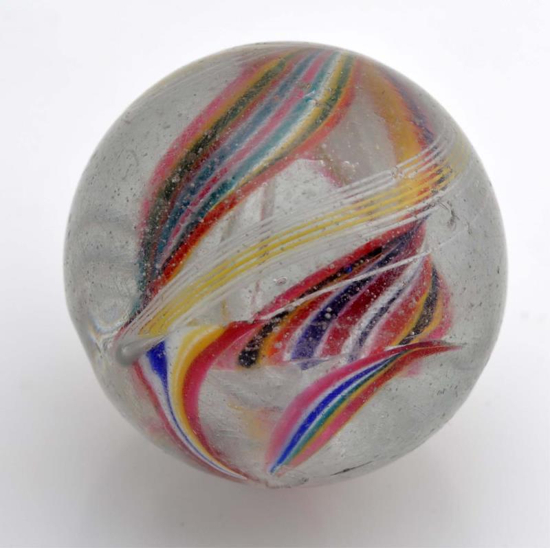 Appraisal: Fused End Of Cane Start Of Cane Marble Very unusual