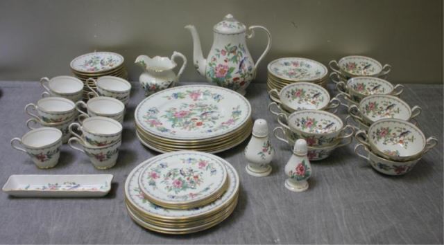 Appraisal: AYNSLEY Pembroke Partial Porcelain DinnerService Includes x plates x plates