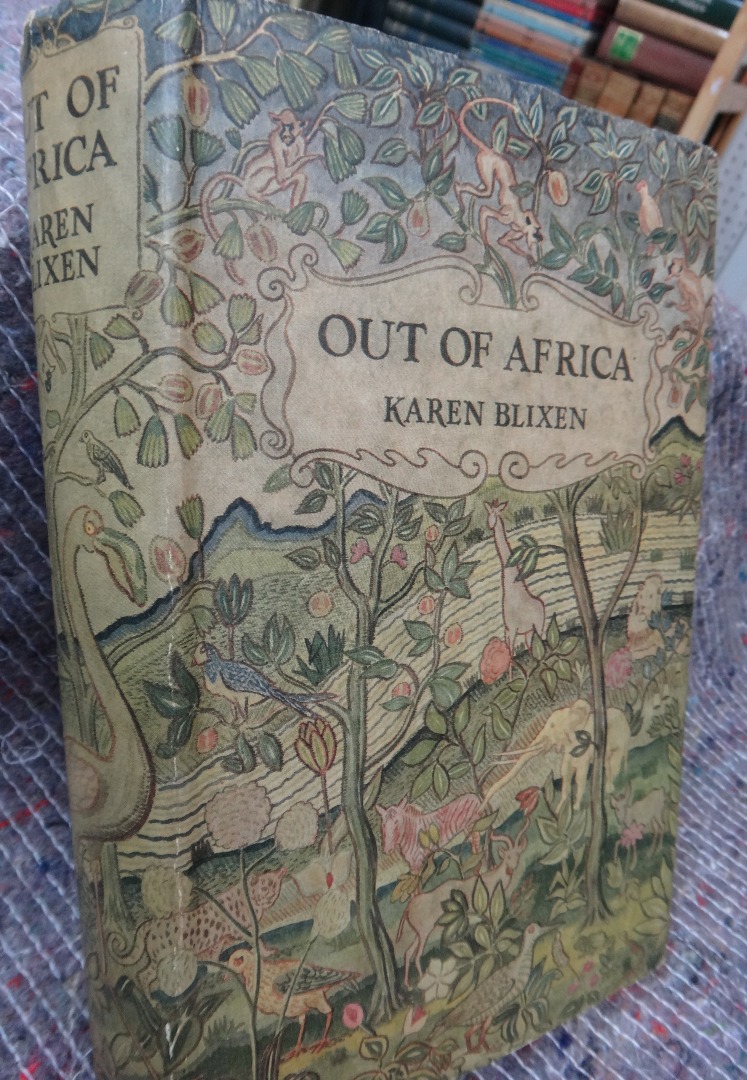 Appraisal: BLIXEN K Out of Africa First Edition half title gilt-lettered