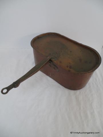 Appraisal: French Copper Daubiere Roasting Pan with Lid Neat copper and