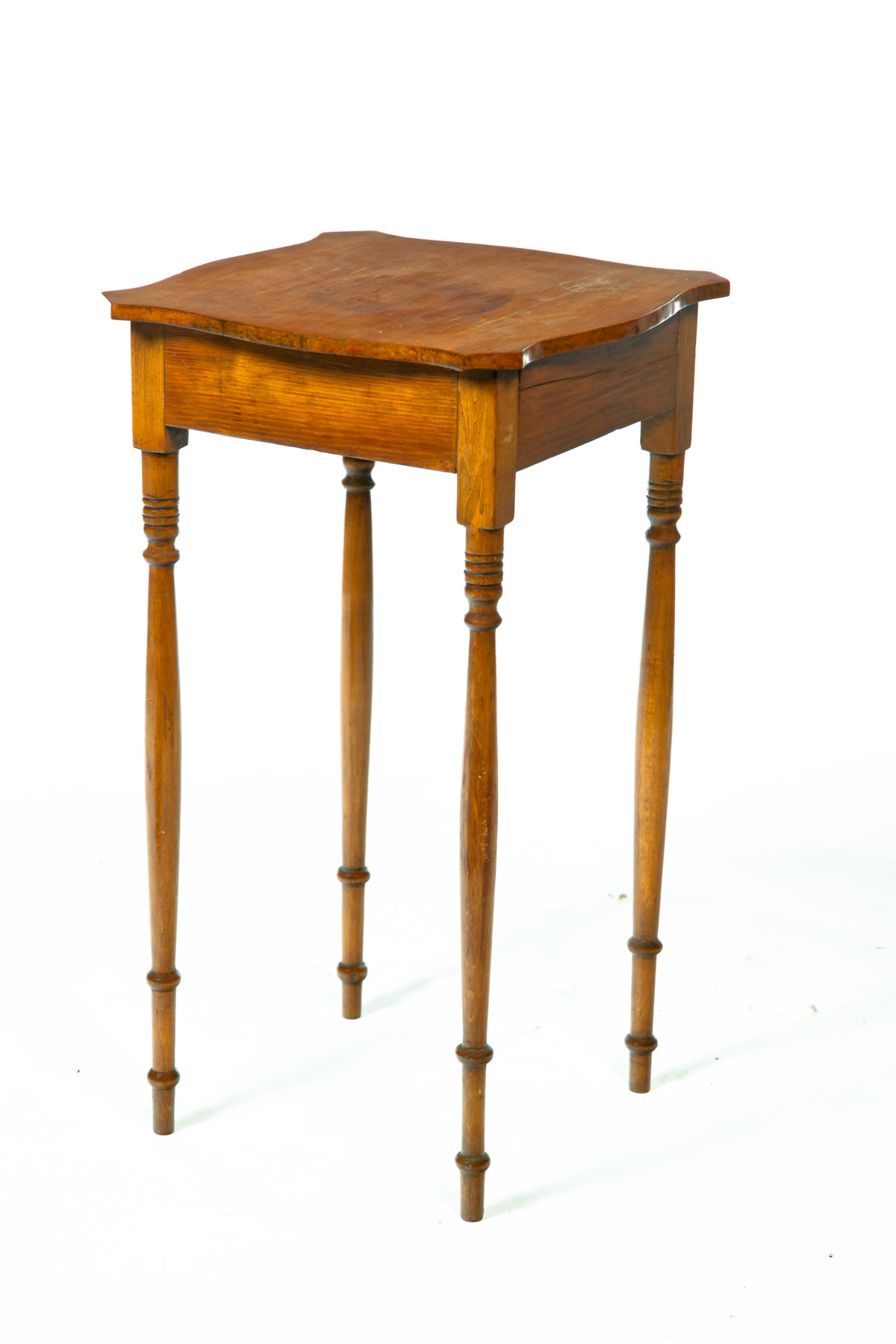 Appraisal: SHERATON WORK TABLE American st quarter- th century Pine with