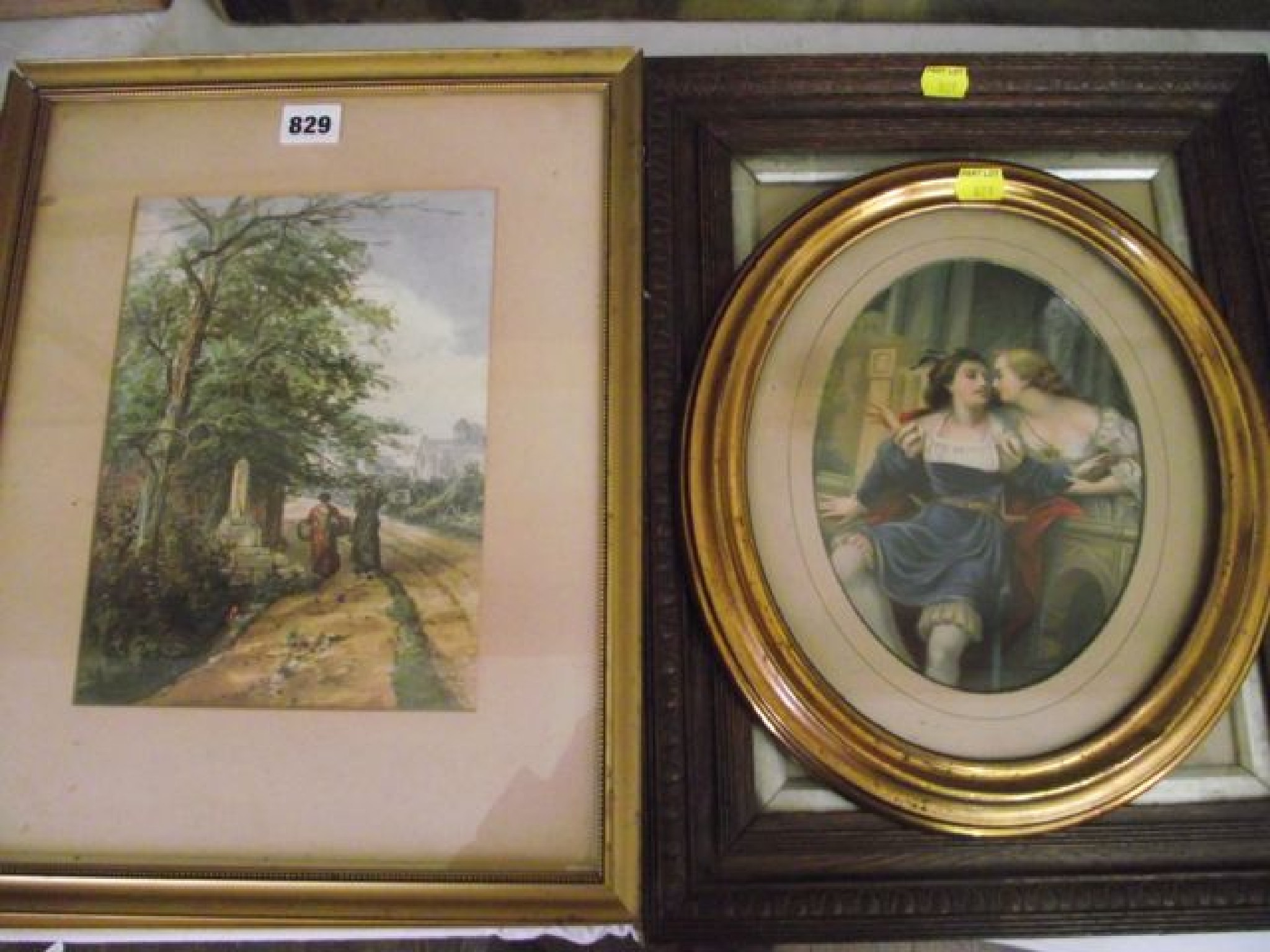 Appraisal: A collection of mainly th century pictures including a watercolour