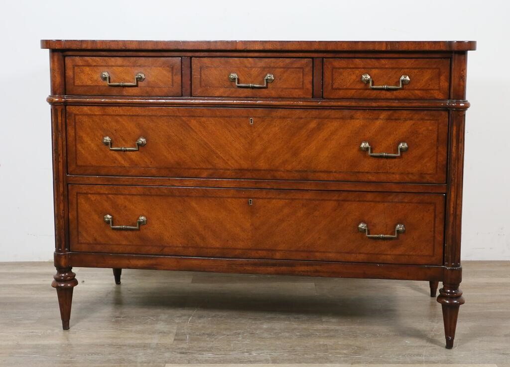 Appraisal: JOHN RICHARDS DIRECTOIRE STYLE CHEST OF DRAWERSEuropean Crossroads by John