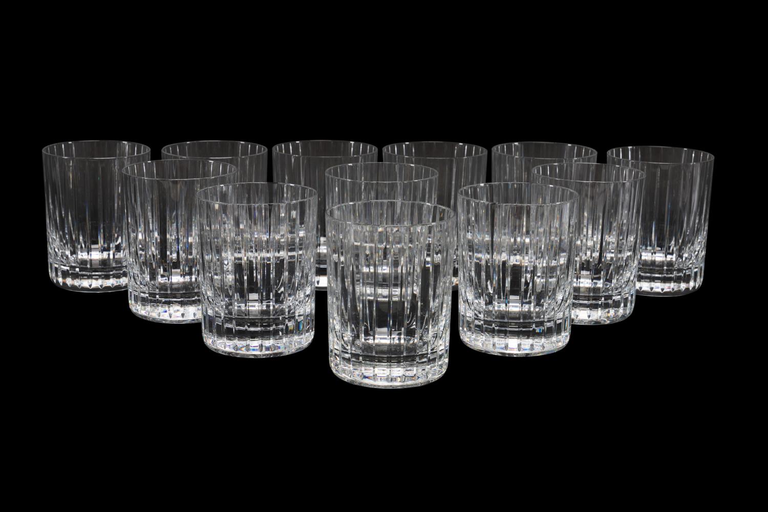 Appraisal: SET OF BACCARAT HARMONY OZ FLAT TUMBLERS Set of Baccarat