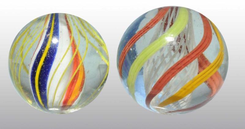 Appraisal: Lot of German Swirl Marbles Condition Size Largest Dia