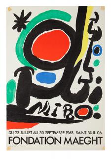 Appraisal: Exhibition Posters Miro Joan Foundation Maeght du Juillet au Septembre