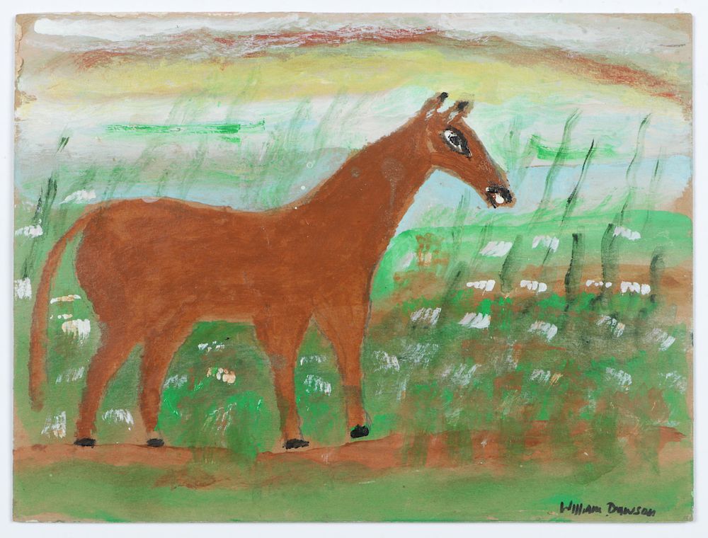 Appraisal: William Dawson - Horse William Dawson American - Horse mixed