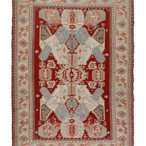 Appraisal: A Turkish Wool Rug th Century feet inches x feet