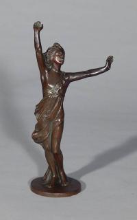 Appraisal: Louise Allen bronze sculpture Louise Allen American - - Young