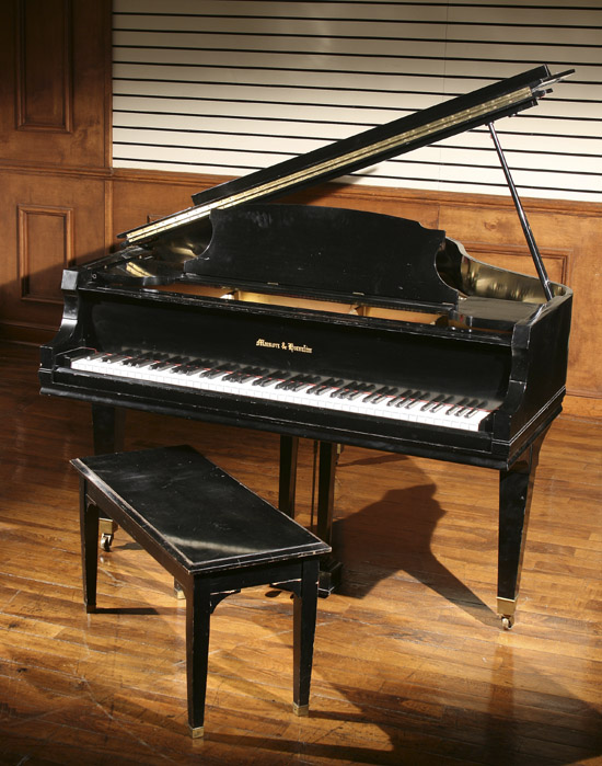 Appraisal: Mason Hamlin Ebonized Baby Grand Piano Serial No B Circa