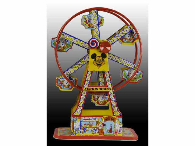 Appraisal: Chein Tin Wind-Up Mickey Mouse Ferris Wheel Toy Description Original