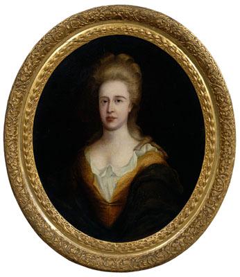 Appraisal: Early British portrait lady bearing resemblance to Anne prior to