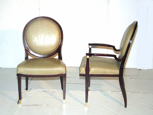 Appraisal: A set of fourteen Neoclassical style dining chairs comprising twelve