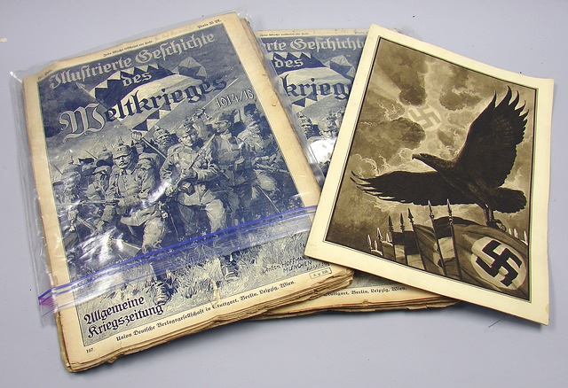 Appraisal: Lot consists of groups of German WWI period military periodicals