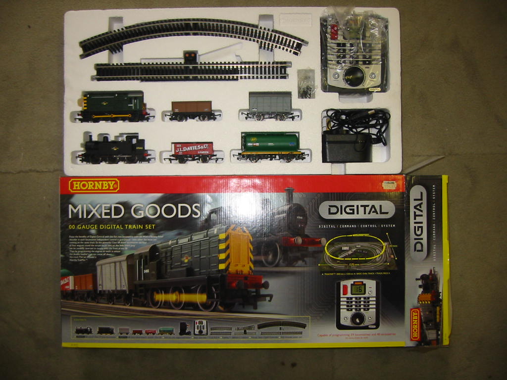 Appraisal: A Hornby digital electric train set Mixed Goods R boxed