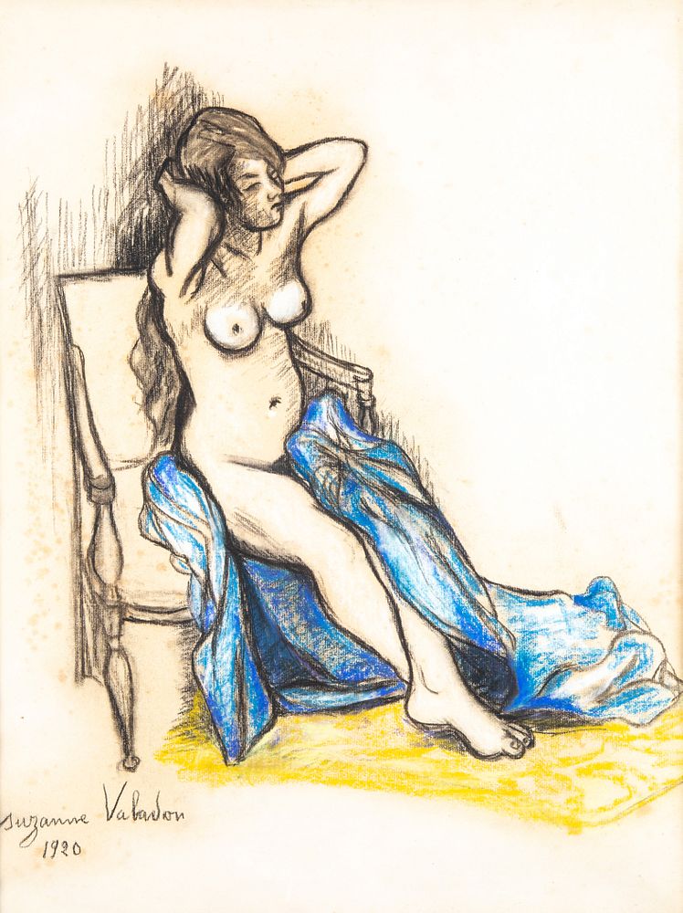 Appraisal: SUZANNE VALADON FRENCH - SUZANNE VALADON FRENCH - Seated Nude