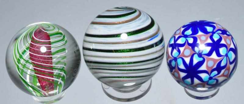 Appraisal: Lot of Contemporary Marbles Description Includes one Dinah Hulet not