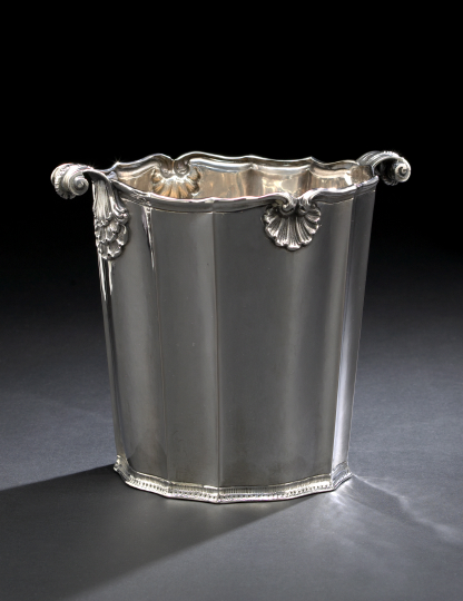 Appraisal: Italian Silver Wine Cooler by Argentiere Pagliai Florence in the