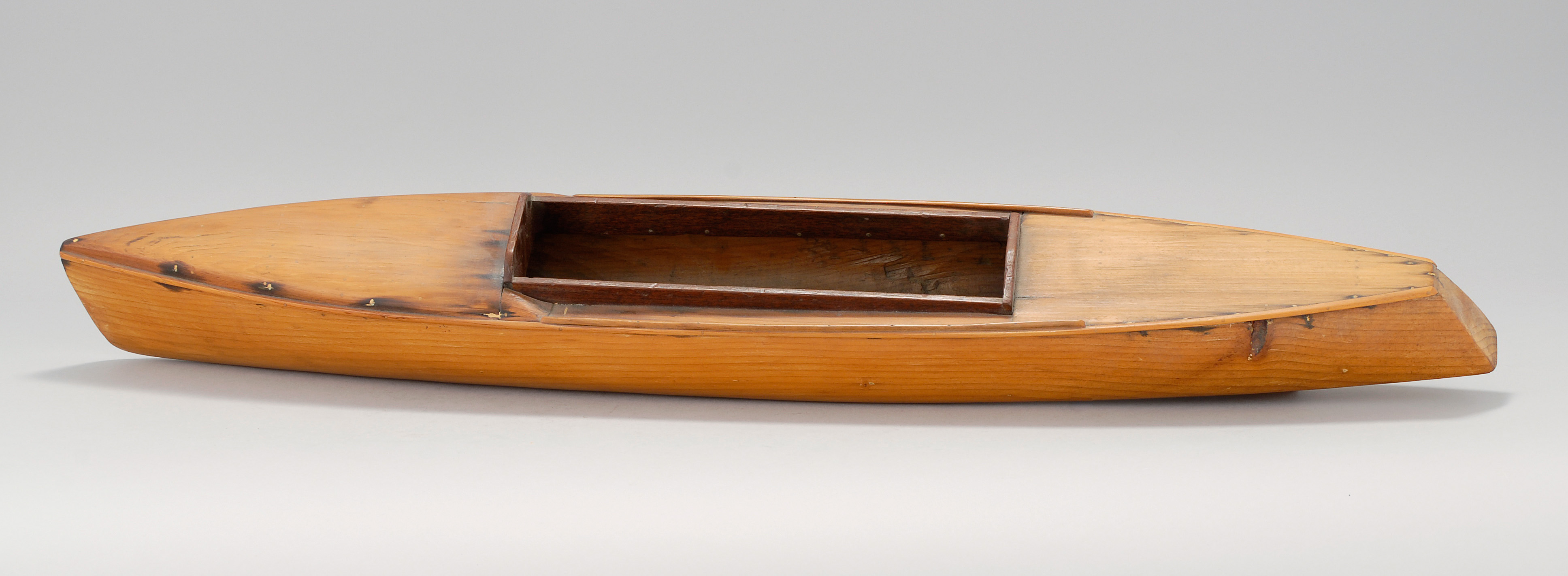 Appraisal: WOODEN MODEL OF A SPEEDBOAT First Quarter of the th