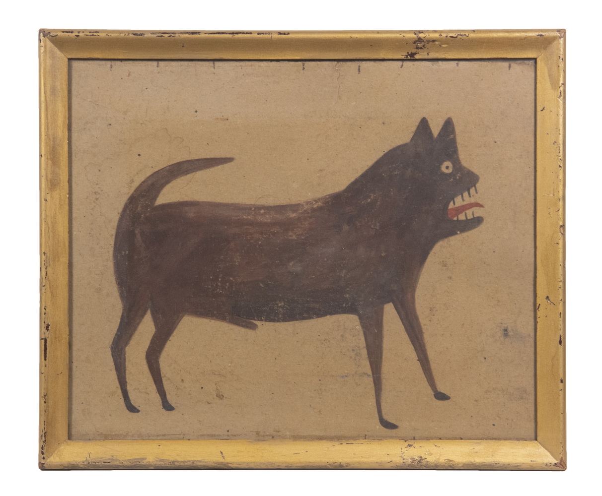 Appraisal: IN THE MANNER OF BILL TRAYLOR AL - Dog watercolor