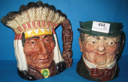 Appraisal: Royal Doulton Large Character Jugs Mr Pickwick D And North