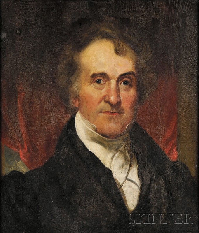 Appraisal: Attributed to Henry Inman American - Portrait of William Wirt