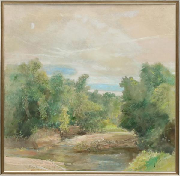 Appraisal: ROBERT SUDLOW - OIL ON CANVASRobert N Sudlow Kansas -