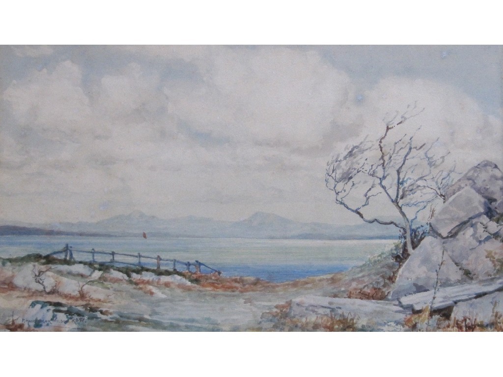 Appraisal: P MACGREGOR WILSON RSW Watercolour coastal landscape signed x