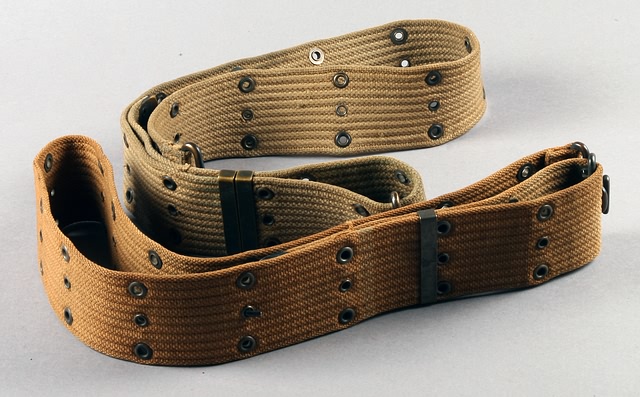 Appraisal: Group of M woven cartridge belts