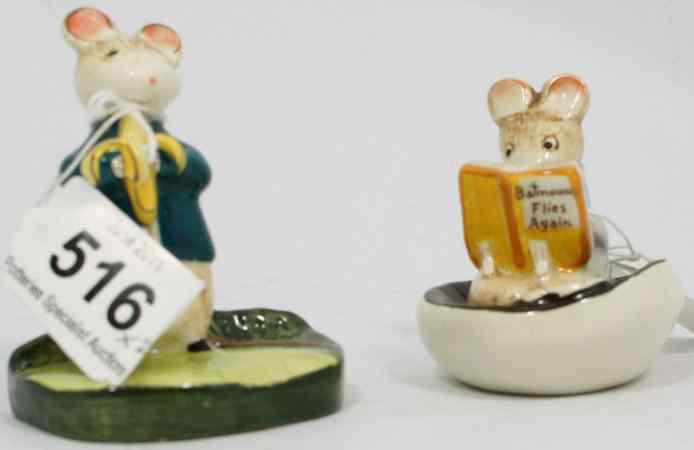 Appraisal: Beswick Kitty McBride Figures A Snack and A Good Read