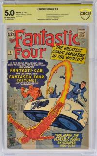 Appraisal: Marvel Fantastic Four No CBCS Gold Stan Lee UNITED STATES