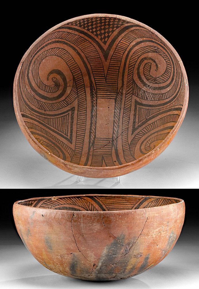 Appraisal: Anasazi Mogollon Pinedale Bichrome Bowl Native American Southwestern United States