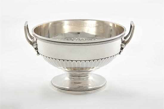 Appraisal: American sterling pedestal dish by Ball Black Co New York