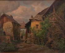 Appraisal: Karl Flieher Austrian - Aus Durnstein Wachau Oil on artist's