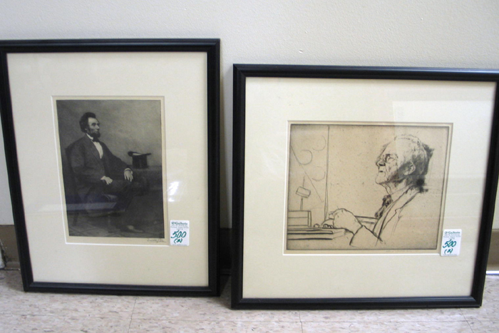 Appraisal: TWO WOODCUTS the first by William Auerbach Levy New York