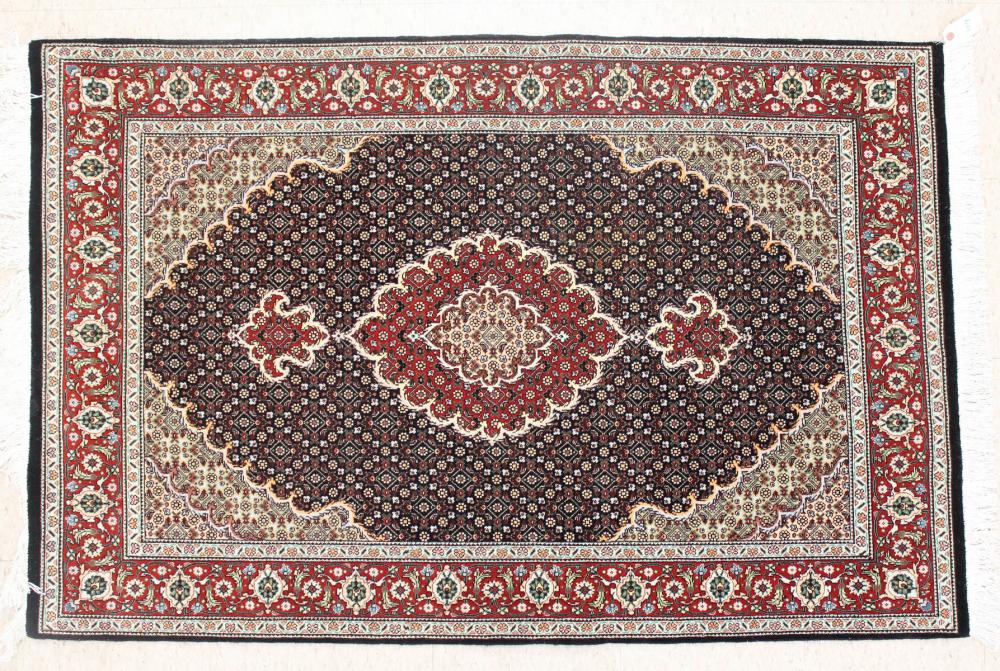 Appraisal: PERSIAN BIJAR AREA RUG Kurdistan Province northwestern Iran central medallion