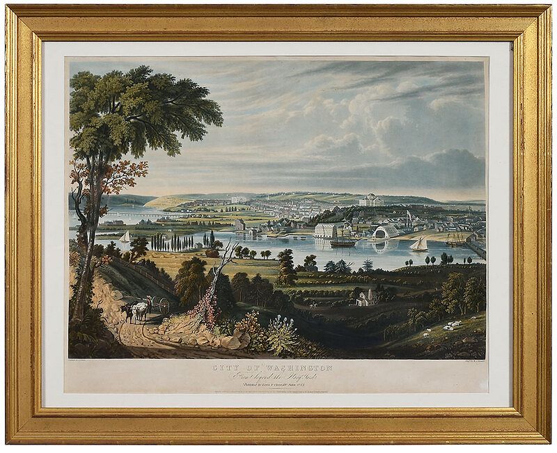 Appraisal: William James Bennett Engraver American English - City of Washington