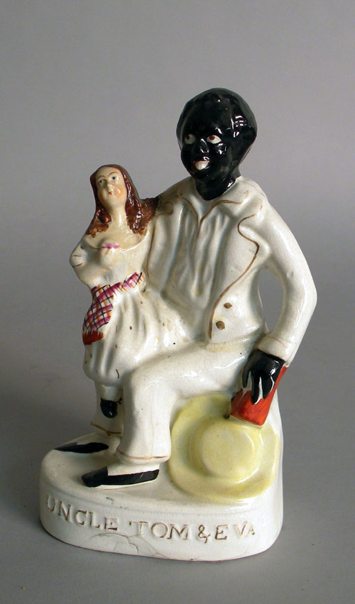 Appraisal: Staffordshire figure of Uncle Tom Eva th c h