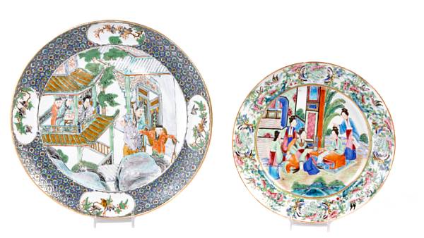 Appraisal: A group of Chinese porcelain plates comprising fifteen circular plates