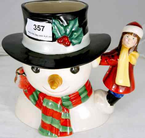 Appraisal: Royal Doulton Large Character Jug Snowman D limited edition boxed