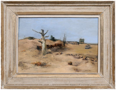 Appraisal: Julian Levi painting Sandelin frame American - titled on exhibition