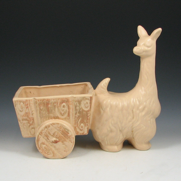 Appraisal: Hull Capri Llama Planter - Mint Capri Llama planter in