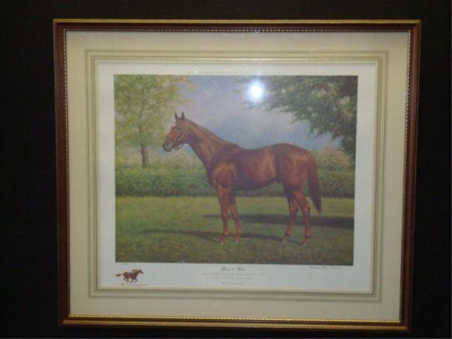 Appraisal: MAN O' WAR Others by Richard Stone Reeves Famous Thoroughbred