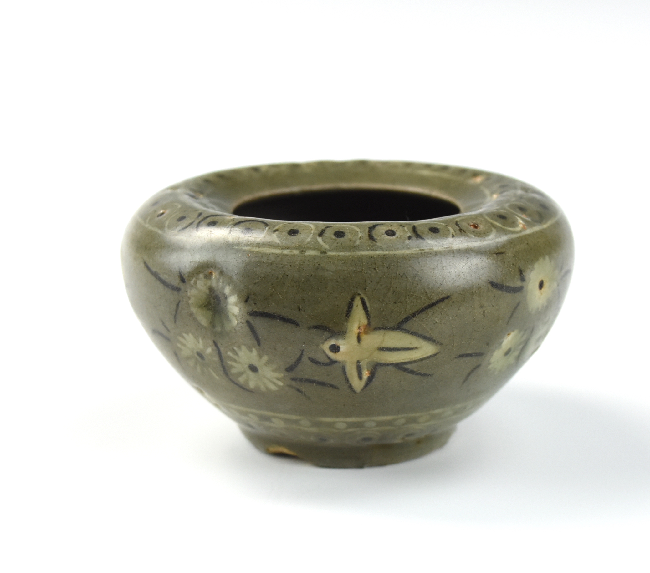 Appraisal: KOREAN CELADON KORYO WATERPOT - TH C Korean - th