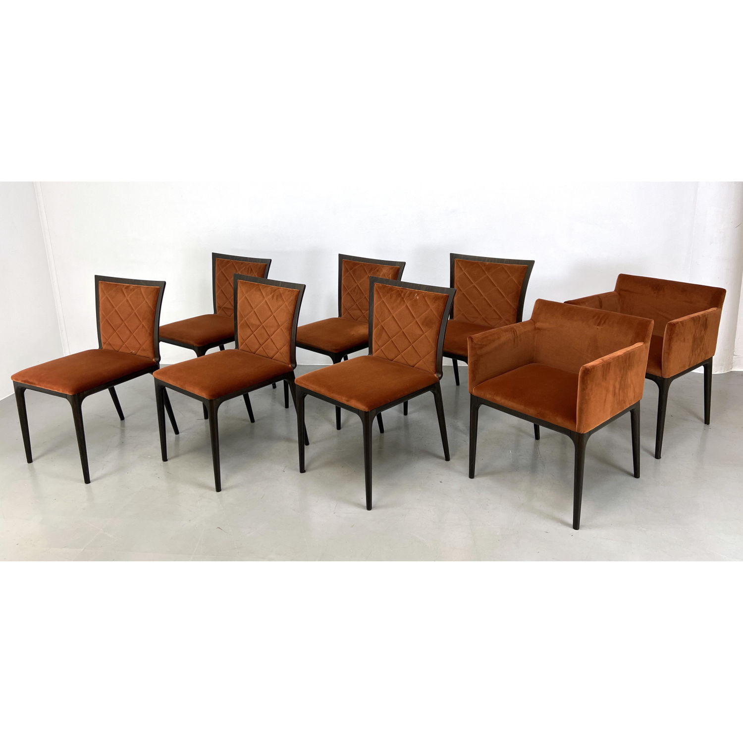 Appraisal: Set of COSTANTINI PIETRO Dining Chairs Dimensions H inches W