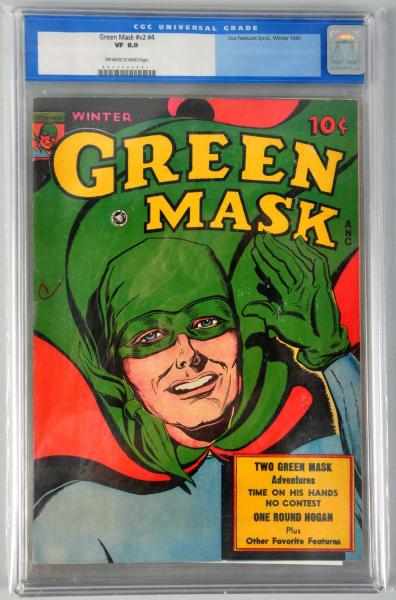 Appraisal: Green Mask Golden Age Comic Book This Vol issue of