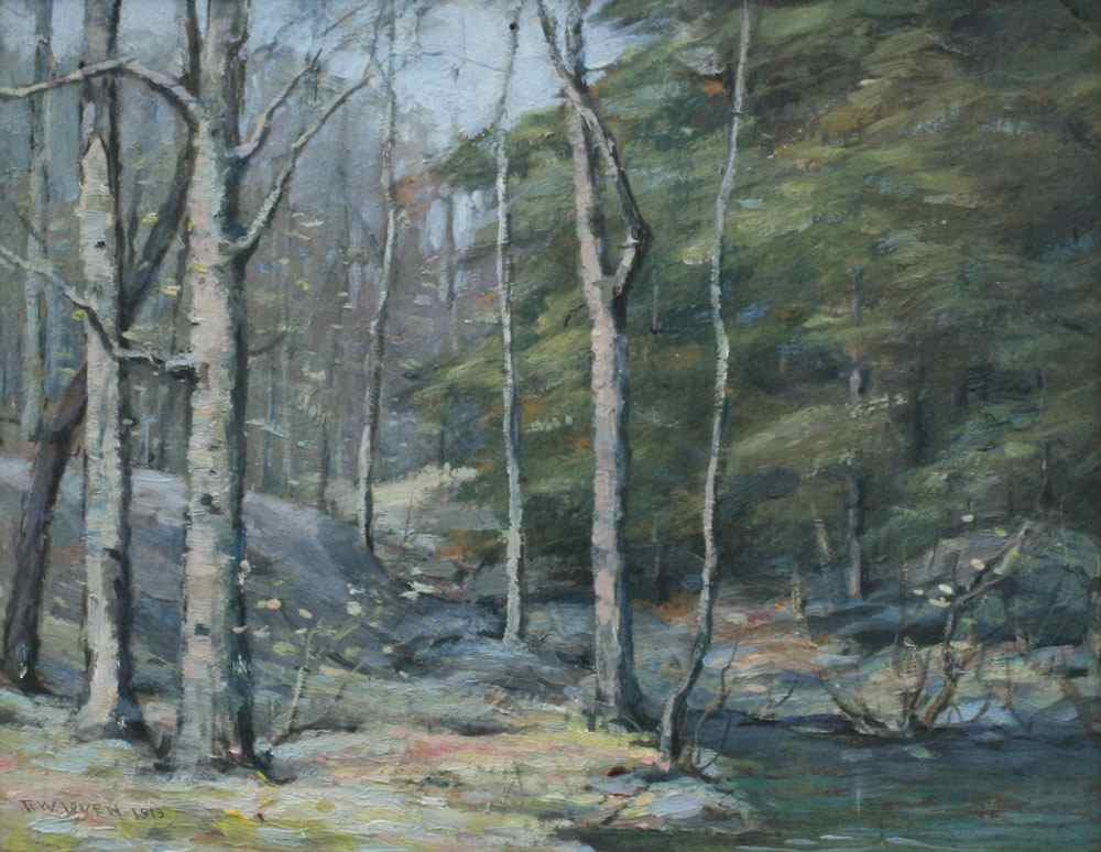 Appraisal: LOVEN Frank W American - ''Branling Lake Hemlock Brook'' Oil