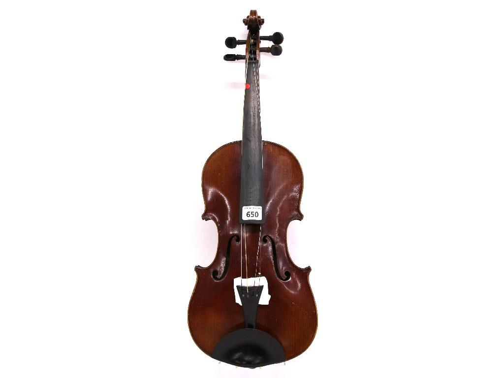 Appraisal: Violin circa cm