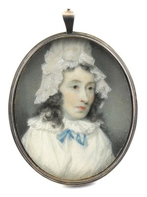 Appraisal: English School th Century Portrait of a lady wearing white